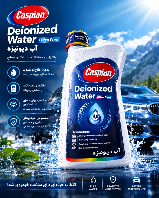 آب دیونیزه کاسپین